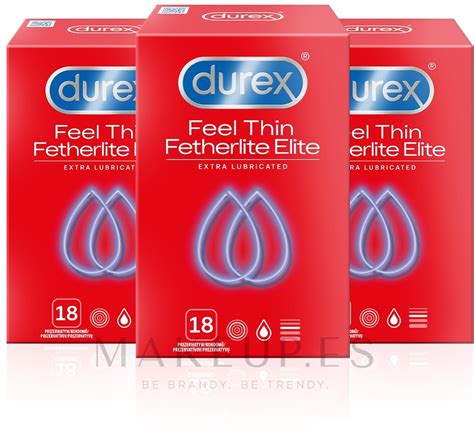 Durex Feel Thin Extra Lubricated Preservativos Finos Extra Lubricados