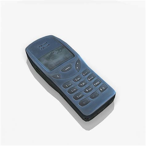 3d Model Old Mobile Nokia 3210 Vr Ar Low Poly Cgtrader