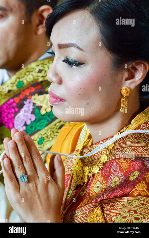 Lao Traditional Wedding Laos Stock Photo Alamy