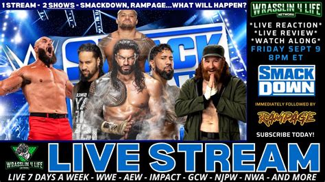 Wwe Smackdown Aew Rampage Live Stream Braun Strowman Live