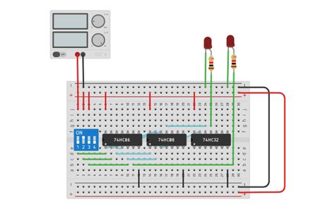 Circuit Design Full Adder Using Basic Gates Tinkercad