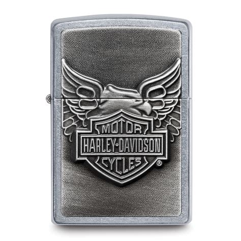 Zippo Harley Davidson Street Chrome Iron Eagle Lighter GL2536 EBay