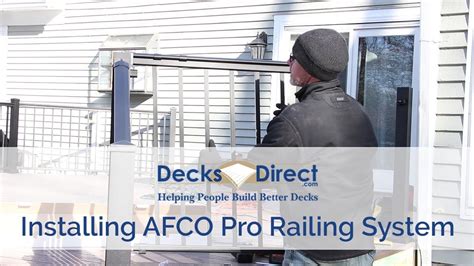 How To Install AFCO Pro Series Railing YouTube