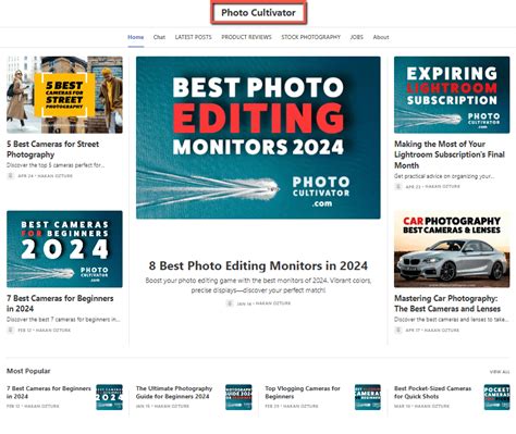 Redesigned My Photography Newsletters Landing Page What Do You Think