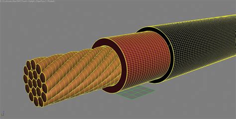 Single Core Unarmored Cables 3d Model 65 Max Free3d