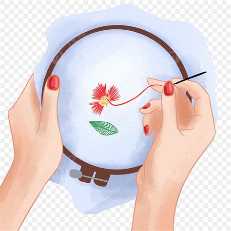 Embroidered Png Picture Embroidery Handmade Diy Cross Stitch