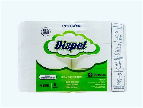 Papel HigiÉnico Gofrado Institucional Dispel Dispelza