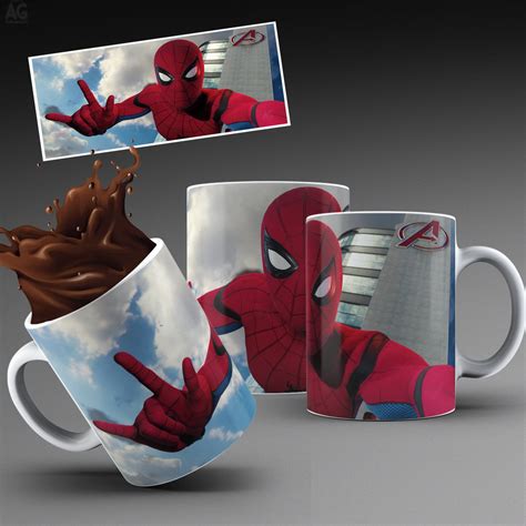 Caneca Personalizada Spiderman No Elo Mota Brindes Presentes A