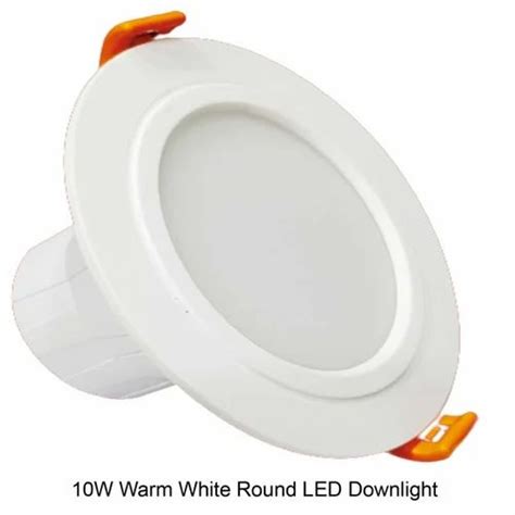 W Warm White Round Led Downlight K At Best Price In Gwalior Id