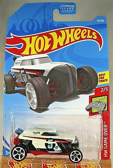 Hot Wheels HW Game Over RIP ROD White Variant W White MC Spoke Contemporary