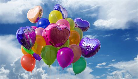 Free Images Light Cloud Sky Air Plastic Flower Balloon Fly