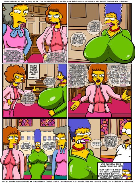 Rule 34 Bart Simpson Brompolos Chapter 2 Comic Huge Breasts Juni Draws Marge Simpson Mother