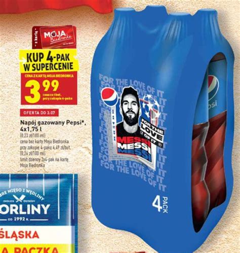 Promocja Napój gazowany Pepsi 1 75l w Biedronka