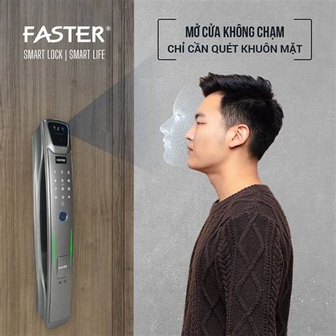 Khóa Cửa Nhận Diện Khuôn Mặt Faceid