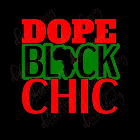 Dope Black Girl Svg File For Cricut Silhouette Black Girl Etsy