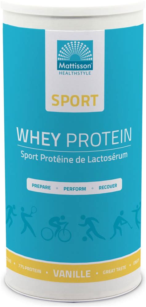 Mattisson Sport Wei Proteïne poeder 78 Vanille 450 g bol