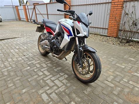 Купить б у Honda CB 650F инжектор 6 передач в Печерске белый naked bike 2016 года на Авто ру ID