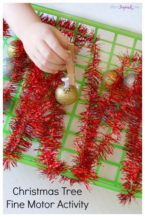 Christmas Tree Fine Motor Activity