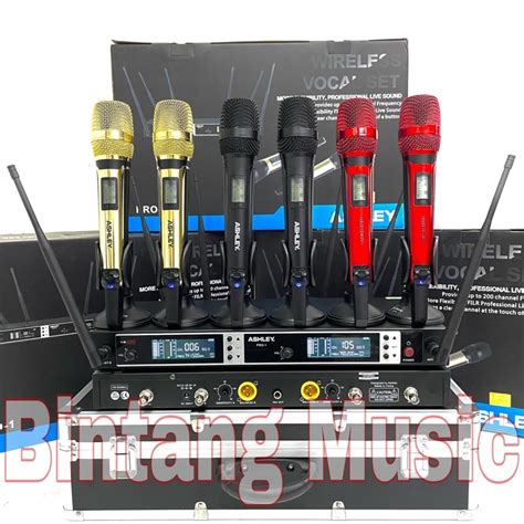 Jual Mic Wireless Ashley PRO 1 Original Ashley PRO1 Free Koper Ashley