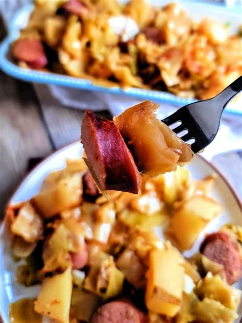 Slow Cooker Kielbasa With Cabbage And Potatoes Food 24h