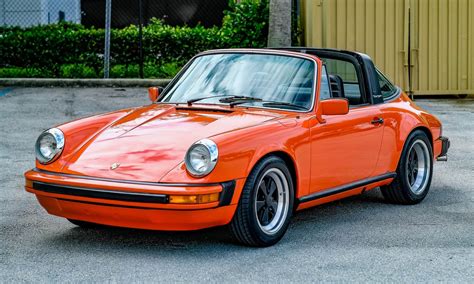 1977 Porsche 911s Targa Euro Spec Continental Orange Pcarmarket