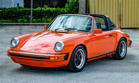 Boxen Vor zurück porsche 911 targa 1977 Regenmantel Shipley Bier