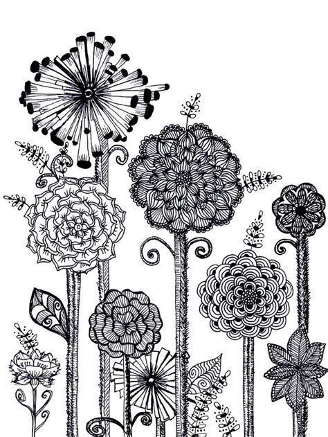 Zentangle Flower Patterns Bing Images Doodle Art Designs Doodle