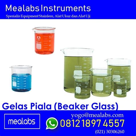 jual beaker glass laboratorium oleh pt mealabs indonesia