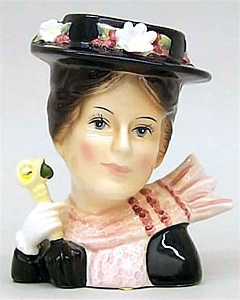 Enesco Mary Poppins Head Vase Head Vase Head Planters Vase