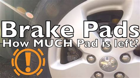 How To Inspect Brake Pads Without Removing Wheel