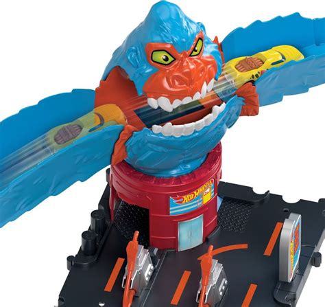 Hot Wheels Autorennbahn City Gorilla Angriff Set Inklusive Spielzeugauto Baur Hot