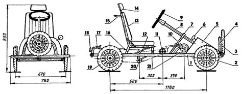 Велокарт "Малыш" | Kart a pedales, Carritos de pedales, Planos