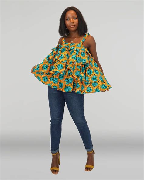 African Top Hots Summer African Tops Ankara Blouses Etsy Latest