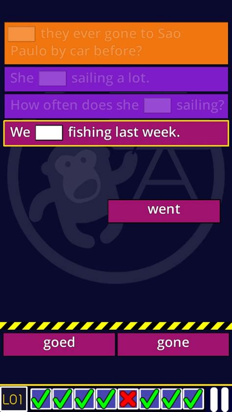 Irregular English Verb Smash для Iphone — Скачать