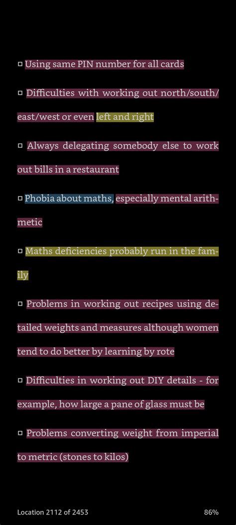 This Is My Dyscalculia Checklist Rdyscalculia