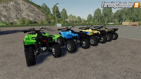 Yamaha Grizzlу Atv V10 For Fs19 Farming Simulator 19