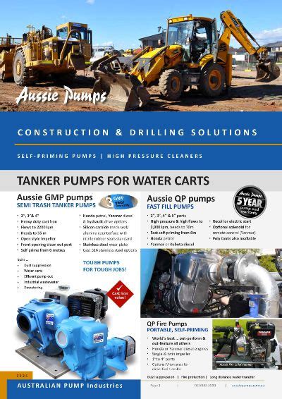 Download Our Latest Catalogue | Aussie Pumps