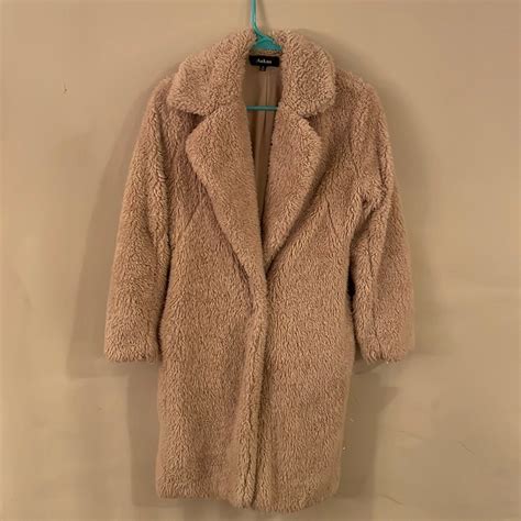 Long Tan Teddy Coat Gem