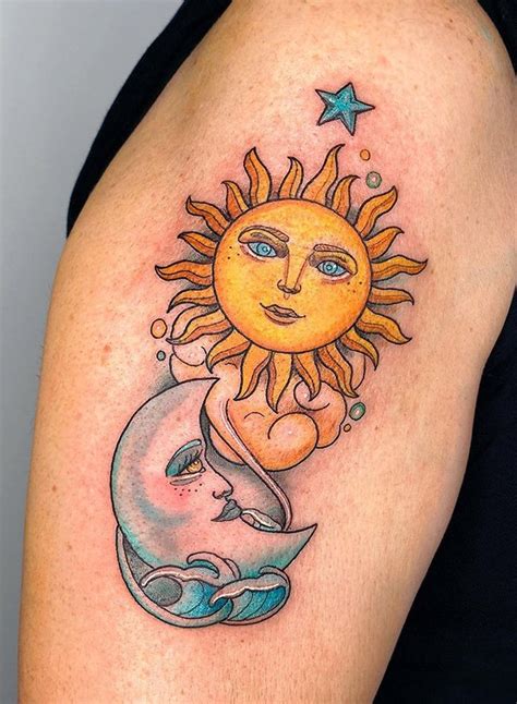 Update More Than 70 Sun Tattoo Colored Best In Cdgdbentre