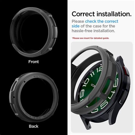 Spigen Liquid Air Deksel Samsung Galaxy Watch 6 Classic 43 Mm Matt