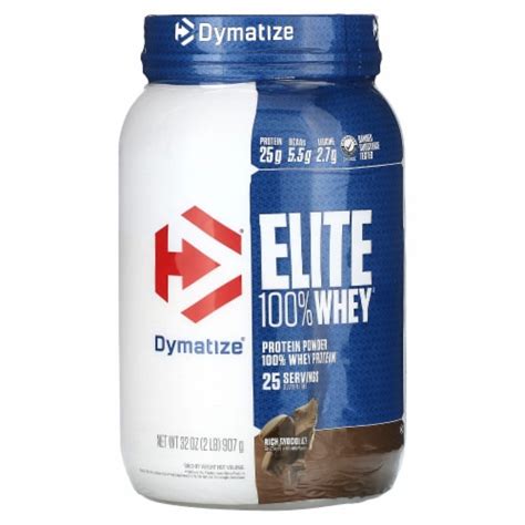 Dymatize Elite 100 Whey Protein Powder Rich Chocolate Flavor 2 Pound