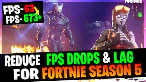 How To Stop FPS Drops Lag In Fortnite Chapter 2 Season 5 FPS BOOST