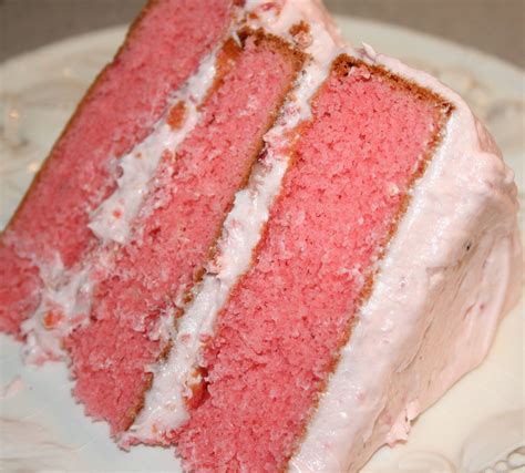 Food And Cook Strawberry Triple Layer Cake