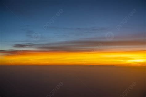 Watch The Sunset From The Plane Background, Outdoor, Cloud, Peaceful ...