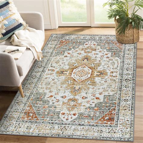 Amazon Moynesa Ultra Thin Washable Area Rug X Vintage Living