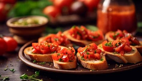 Premium AI Image Freshness And Rustic Gourmet Meal Grilled Tomato And