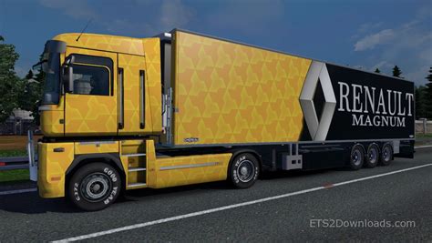 Yellow Skin Pack For Renault Magnum Ets Mods