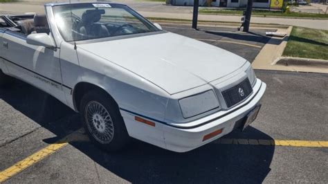 1992 Chrysler Lebaron Gtc Convertible Rare 5 Speed Manual With 30l V6