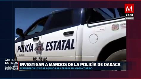 Mando de policía en Oaxaca investigado por grabar video musical