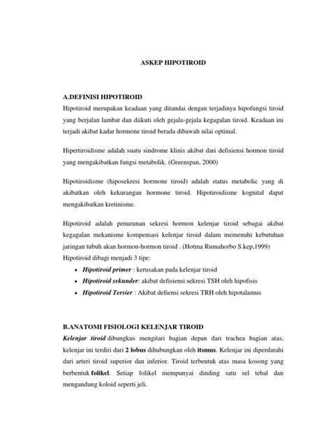 Askep Hipotiroid Pdf